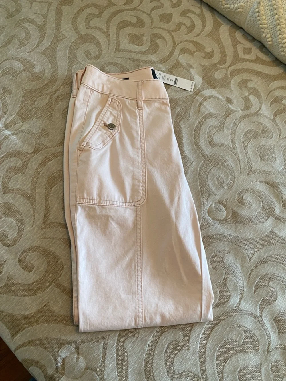 White House Black Market Pale Pink High-Rise Pants - Picture 8 of 10